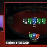 Screenshot of CoinPoker gameplay