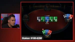 Screenshot of CoinPoker gameplay