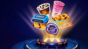 Mcdonalds menu items themed around Xbox owned IPs.